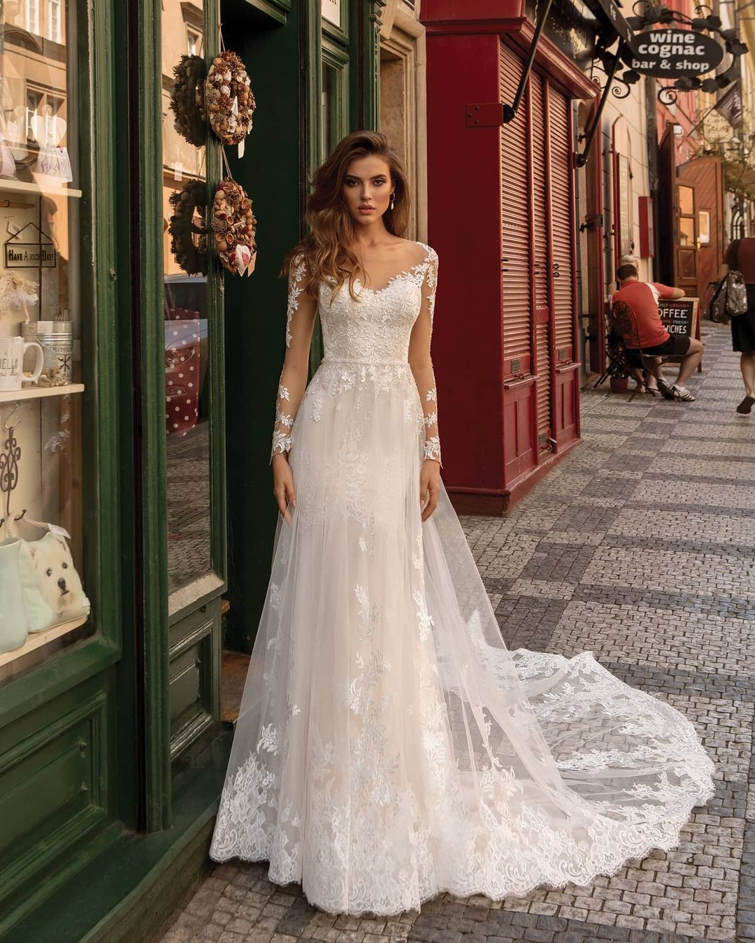 Contemporary Lace Wedding Dress