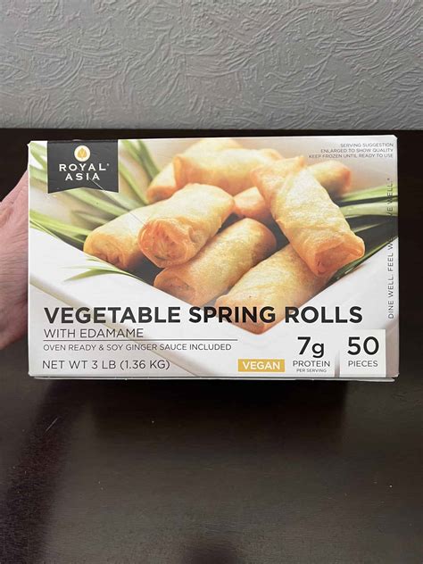 Costco Frozen Spring Vegetable Egg Rolls Royal Asia Vegetable Spring