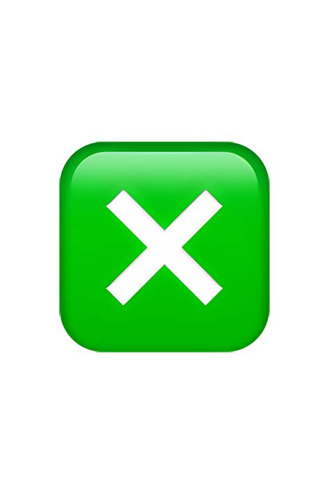 Cross Mark Emoji Emoji Apple Emojis Like Emoji