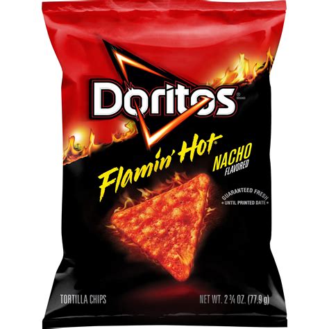 Doritos Flamin Amp 39 Hot Nacho Flavored Chips Flamin Hot