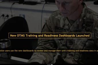 Dtms Training And Readiness Dashboards Emilpo And Dtms Single Point Training Data Entry Article The United States Army