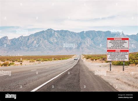 Entrance To White Sands Missile Range New Mexico Usa Stock Photo Alamy Entrance To White Sands Missile Range New Mexico Usa Stock Photo Alamy
