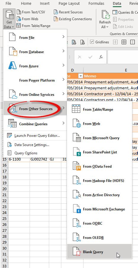 Excel Power Query Saving Issue A4 Accounting