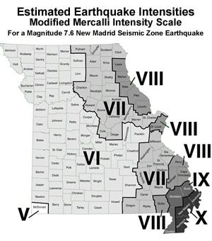Facts About The New Madrid Seismic Zone Missouri Department Of Natural Resources Facts About The New Madrid Seismic Zone Missouri Department Of Natural Resources