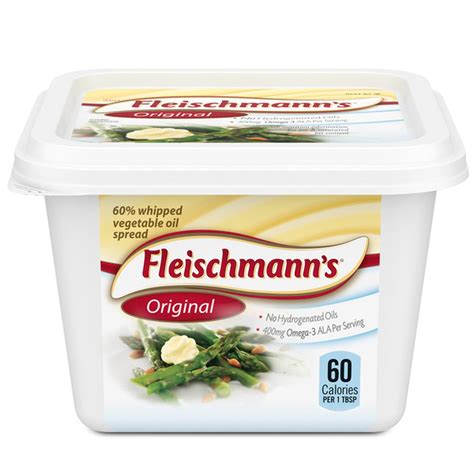 Fleischmann'S Original 60% Whipped Vegetable Oil Spread (11.8 Oz ... Fleischmann'S Original 60% Whipped Vegetable Oil Spread (11.8 Oz ...