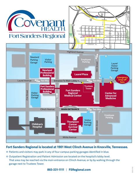Fort Sanders Regional Medical Center Hospital Map 2024 2022 All Maps