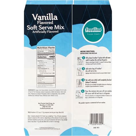Frostline Vanilla Soft Serve Mix Ratio At Mason Hurley Blog