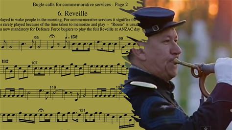 Full Reveille Bugle Calls On Trumpet Army Wake Up Trumpet Reveille At Anzac Day Youtube