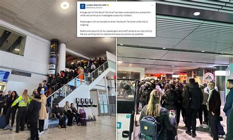 Gatwick Airport Evacuated Amid Amp 39 Security Incident Amp 39