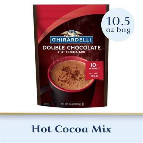 Ghirardelli Double Chocolate Hot Cocoa Mix Case Of 8 Cartons