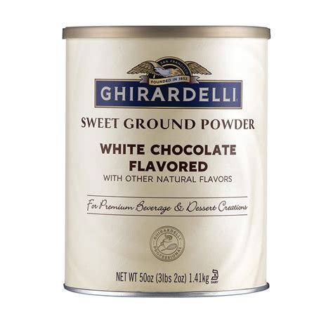 Ghirardelli Sweet Ground White Chocolate Flavor Mix 10 Lb Box Ghirardelli Sweet Ground White Chocolate Flavor Mix 10 Lb Box