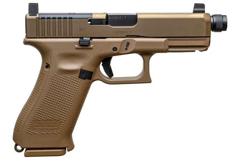 Glock 19X Mos 9Mm 452 Threaded Barrel 19Rd X2 17Rd X1 Optics Ready Slide Full Fde Px1950s03mostb Freedom Firearms