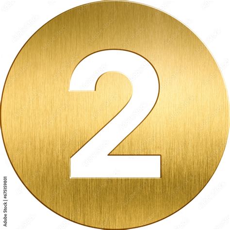 Gold Number 0 1 2 3 4 5 6 7 8 9 Count Alphabet One Two Three Zero First Metal Font Number 1