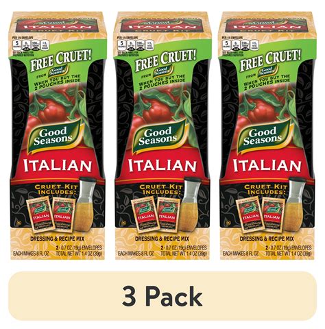 Good Seasons Italian Dressing Amp Recipe Seasoning Mix With Free Cruet