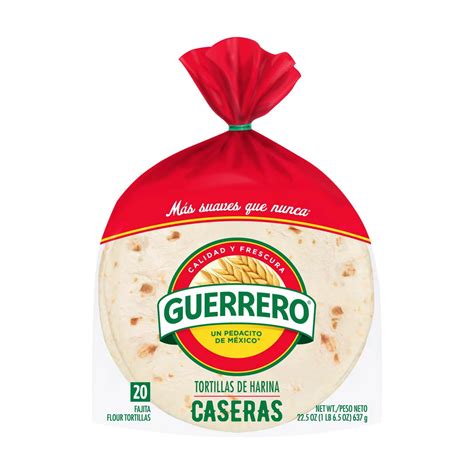 Guerrero Caseras Flour Tortillas Fajita Size 8 Count Jewelosco Guerrero Caseras Flour Tortillas Fajita Size 8 Count Jewelosco