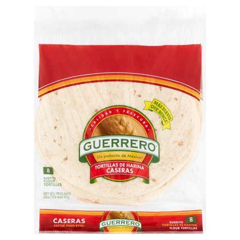 Guerrero Caseras Flour Tortillas Soft Taco Size 20 Count Same Day Delivery El Super Guerrero Caseras Flour Tortillas Soft Taco Size 20 Count Same Day Delivery El Super