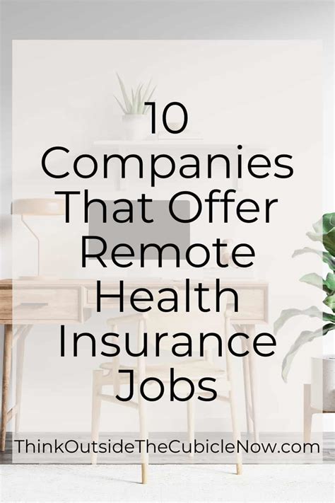 Health Insurance Jobs From Home