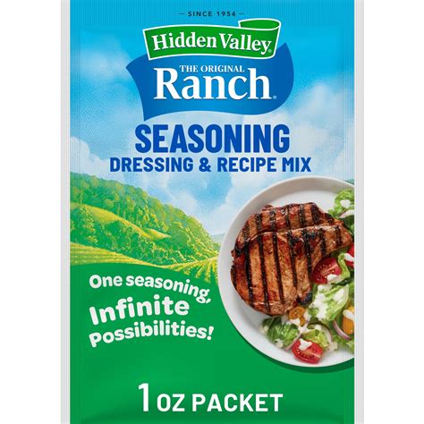Hidden Valley Original Ranch Salad Dressing And Seasoning Mix 1 Ounce 24 Per Case Hidden Valley Original Ranch Salad Dressing And Seasoning Mix 1 Ounce 24 Per Case