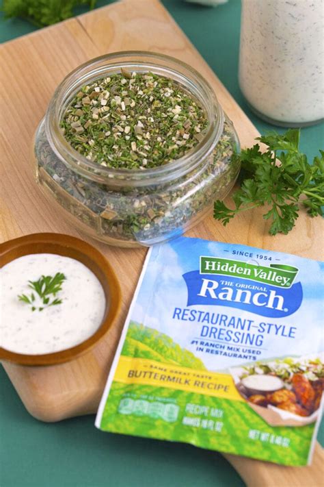 Homemade Ranch Seasoning Mix Copycat Hidden Valley Ranch Mix Packet