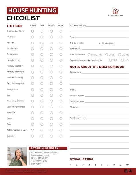House Hunting Checklist Aceland Mortgage