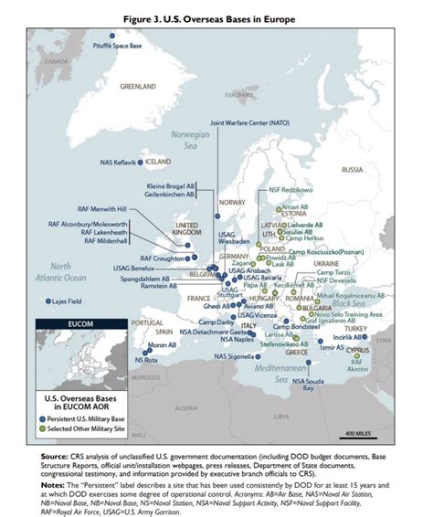 How Big Is The Us Military Where Are Us Military Bases In Europe As Usa