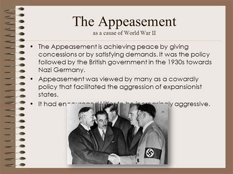 How Appeasement Paved the Path to WWII