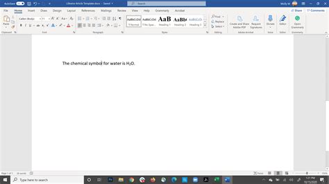 Mastering Formatting: Quick Guide to Adding Subscript in Word