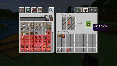 How To Craft A Picture Frame In Minecraft