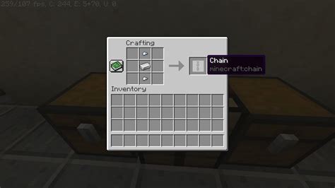 How To Make Chain Minecraft