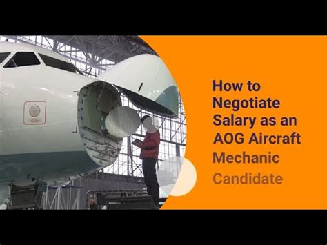 How To Negotiate Salary As An Aog Aircraft Mechanic Candidate How To Negotiate Salary As An Aog Aircraft Mechanic Candidate