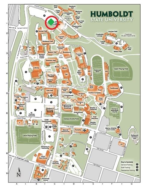 Humboldt State University Map