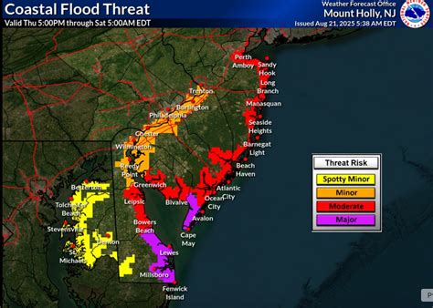 Hurricane Erin To Bring Flooding To Parts Of Jersey Shore Coastal Delaware