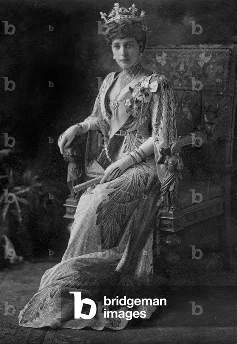 Image Of Queen Alexandra Of Great Britain B W Photo