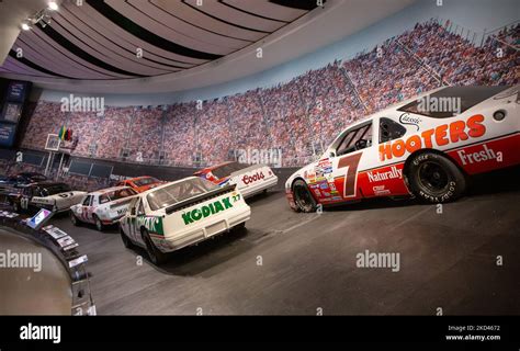 Interior View Of The Nascar Hall Of Fame In Uptown Charlotte North