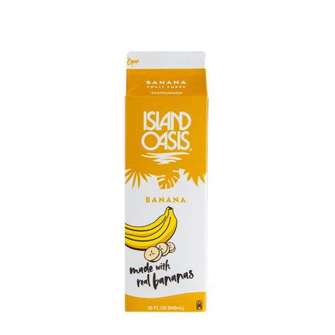 Island Oasis Banana Frozen Beverage Mix 12 X 32 Oz Island Oasis Banana Frozen Beverage Mix 12 X 32 Oz