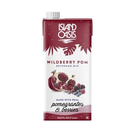Island Oasis Wildberry Pomegranate Puree Mix 1 Liter 12 Case Island Oasis Wildberry Pomegranate Puree Mix 1 Liter 12 Case
