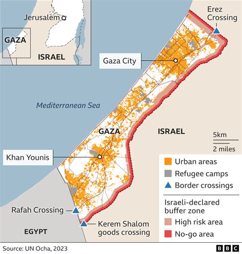 Israel Gaza War Map
