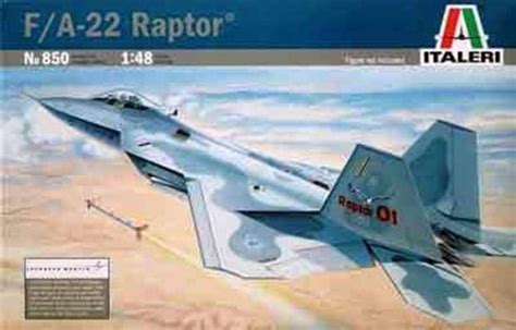 Italeri 0850 1 48 F 22 Raptor Model Kit