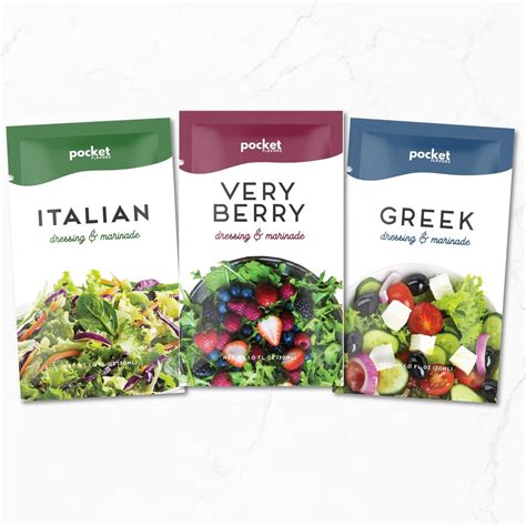 Italian Balsamic Salad Dressing Packets Pocket Flavors
