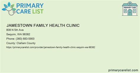 Jamestown Health Clinic Sequim