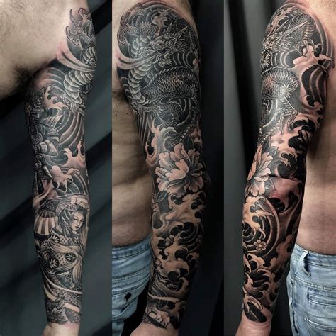 Japanese Male Sleeve Tattoos Japanese Male Sleeve Tattoos