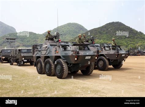 Japanese Military Vehicle Japan Self Defense Forces Stock Photo Alamy