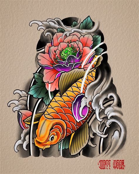 Koi Fish Tattoo Designs For Women 1 600 Koi Tattoo Stock Photos