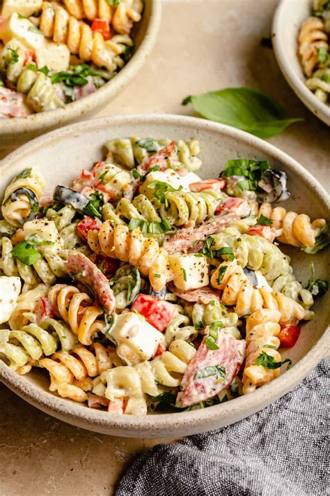 Kraft Italian Dressing Pasta Salad Creamy Italian Pasta Salad With Kraft Italian Dressing Pasta Salad Creamy Italian Pasta Salad With