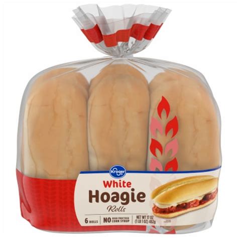 Kroger White Hoagie Rolls 6 Ct Fry S Food Stores Kroger White Hoagie Rolls 6 Ct Fry S Food Stores