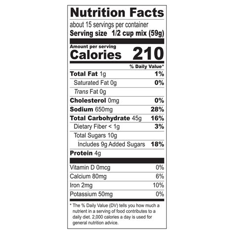 Krusteaz Pancake Mix Complete Buttermilk Nutrition Facts