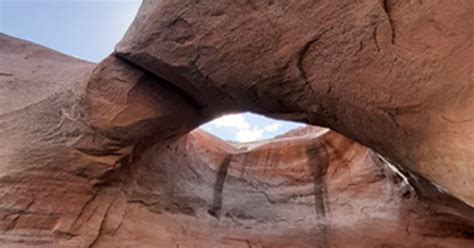Large Geological Feature Known As The Double Arch And The Toilet Bowl Collapses In Southern Utah Large Geological Feature Known As The Double Arch And The Toilet Bowl Collapses In Southern Utah