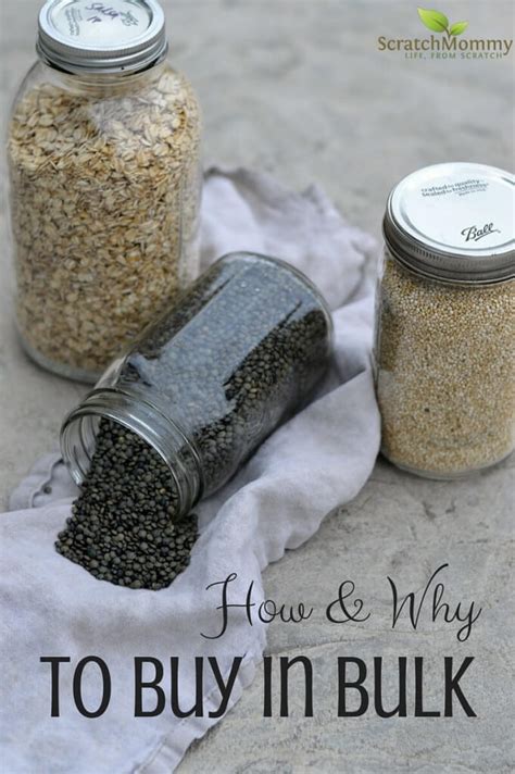 Learn How And Why To Buy Food In Bulk Scratch Mommy
