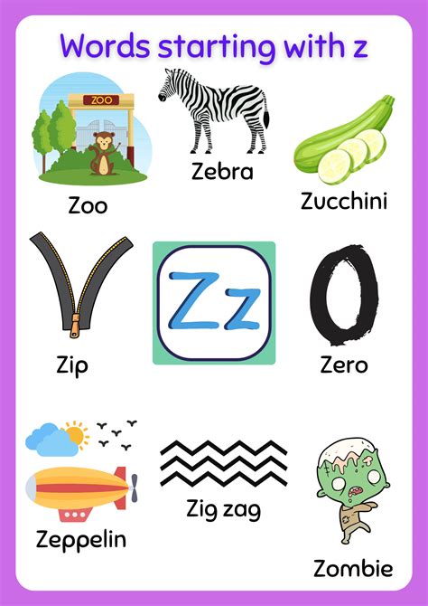 Letter Z Words