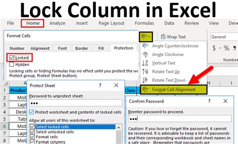 Lock Column In Excel Examples How To Lock A Column In Excel Lock Column In Excel Examples How To Lock A Column In Excel